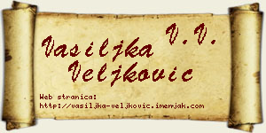Vasiljka Veljković vizit kartica